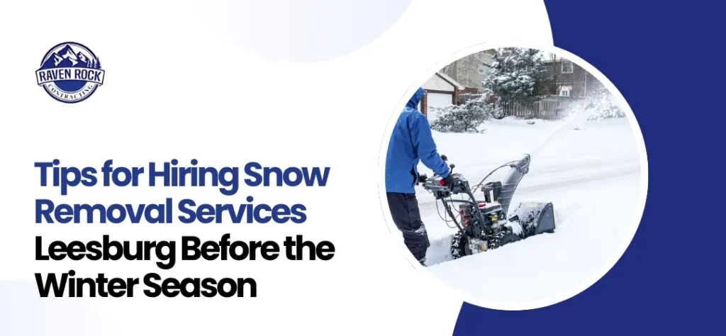 snow removal services Leesburg