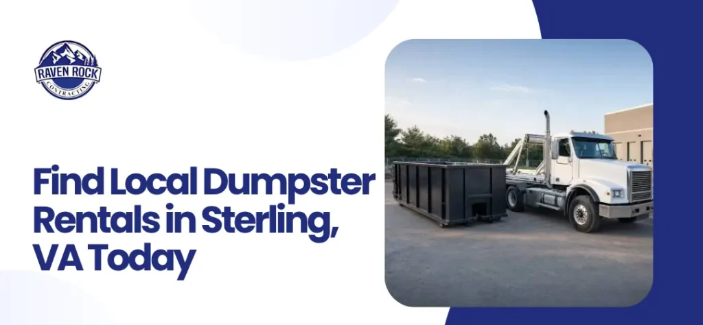 Local Dumpster Rentals in Sterling VA