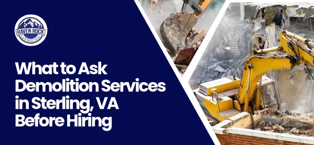 Demolition Services Sterling VA